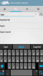 Den Danske Ordbog screenshot