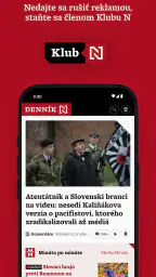 Denník N screenshot