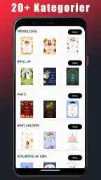 Design personlige indbydelser screenshot