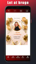 Design personlige indbydelser screenshot
