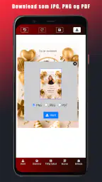 Design personlige indbydelser screenshot