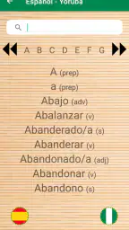 Diccionario Español Yorùbá screenshot