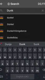 dict.cc dictionary screenshot