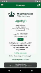 Digitalt Jagttegn screenshot
