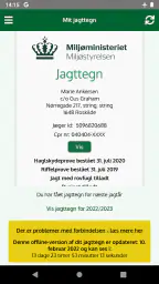 Digitalt Jagttegn screenshot