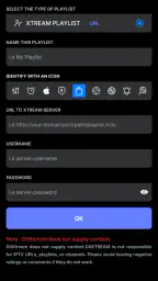 DIIXTREAM IPTV Player screenshot