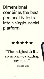 Dimensional Personality Test screenshot