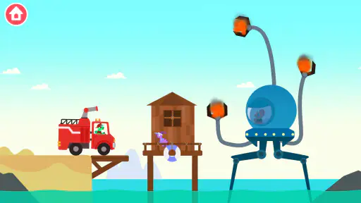 Dinosaur Brandbil: Til børn screenshot