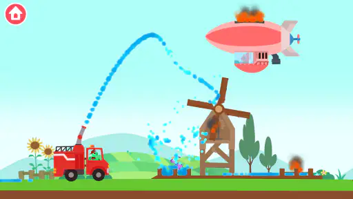 Dinosaur Brandbil: Til børn screenshot