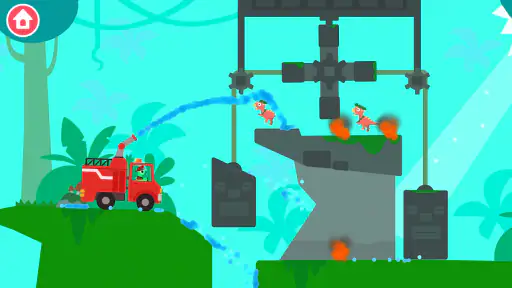 Dinosaur Brandbil: Til børn screenshot