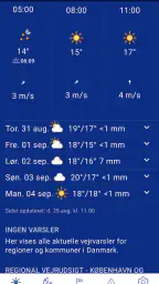 DMI Vejr screenshot