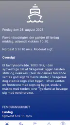 DMI Vejr screenshot