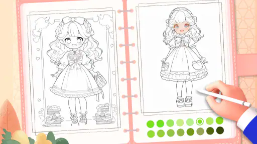 Doll Color: Princess Coloring screenshot