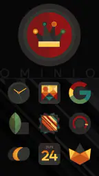 Dominion - Dark Retro Icons screenshot