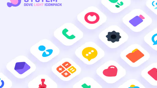 Dove Light : Icon Pack screenshot