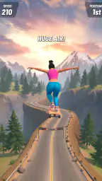 Downhill Skate Race skatespil screenshot