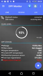 DPF Monitor -Fiat & Alfa Romeo screenshot