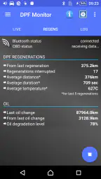 DPF Monitor -Fiat & Alfa Romeo screenshot