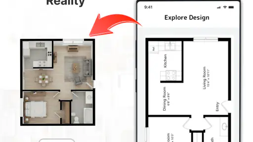 Drømmehjem AI: Plantegningsapp screenshot