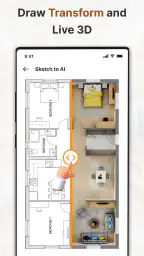 Drømmehjem AI: Plantegningsapp screenshot