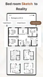 Drømmehjem AI: Plantegningsapp screenshot