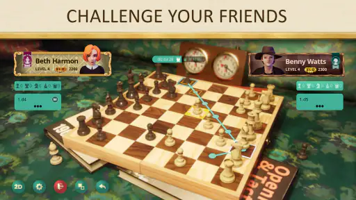 Dronninggambit: Skak screenshot