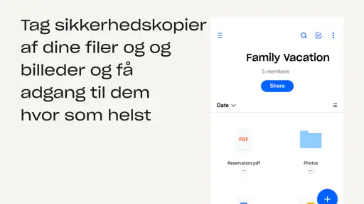 Dropbox: Lagerplads i skyen screenshot