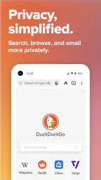 DuckDuckGo Browser, Search, AI screenshot