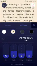 eBoox: ePub PDF e-book Reader screenshot