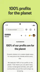 Ecosia: Search to plant trees screenshot