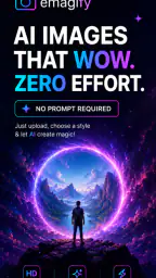 Emagify - AI Photo Generator screenshot