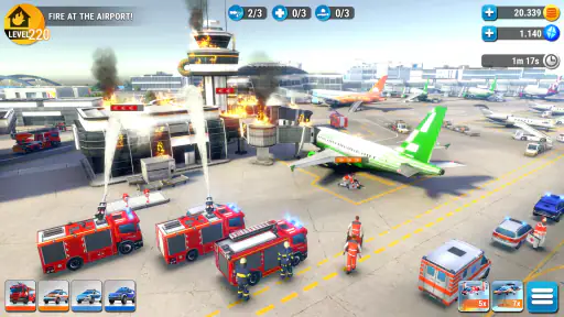 EMERGENCY HQ: firefighter game screenshot