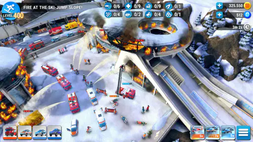 EMERGENCY HQ: firefighter game screenshot