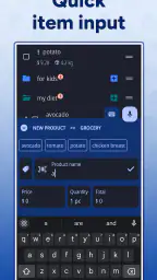 Enchlist: Indkøbsliste screenshot