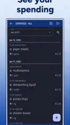 Enchlist: Indkøbsliste screenshot