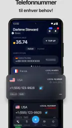 eSIM Plus: Virtuelt nummer screenshot
