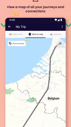 Eurail/Interrail Rail Planner screenshot