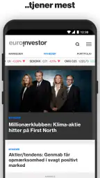 Euroinvestor screenshot