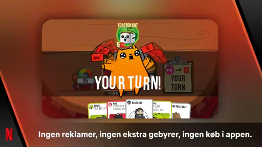 Exploding Kittens NETFLIX screenshot