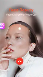 Face Beauty app-videoopkald screenshot