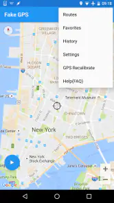Fake GPS Joystick & Routes Go screenshot