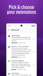 Firefox Fast & Private Browser screenshot