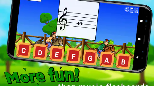 Flashnote Derby- music notes! screenshot