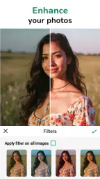 Flora Photo Frame Photo Editor screenshot