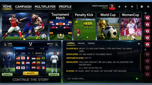 Fodbold Spil Champion Liga screenshot