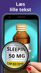 Forstørrelsesglas + Lommelygte screenshot