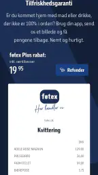 føtex plus screenshot