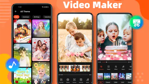 Foto video maker med musik screenshot