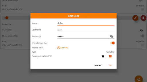 FTP Server screenshot