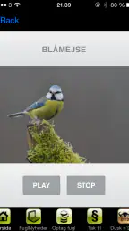 FugleApp screenshot